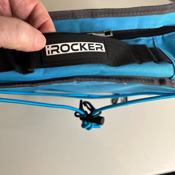 iRocker Swag Bag Insulated Cooler Tote Blue Zip Closure - Picture 9 of 9